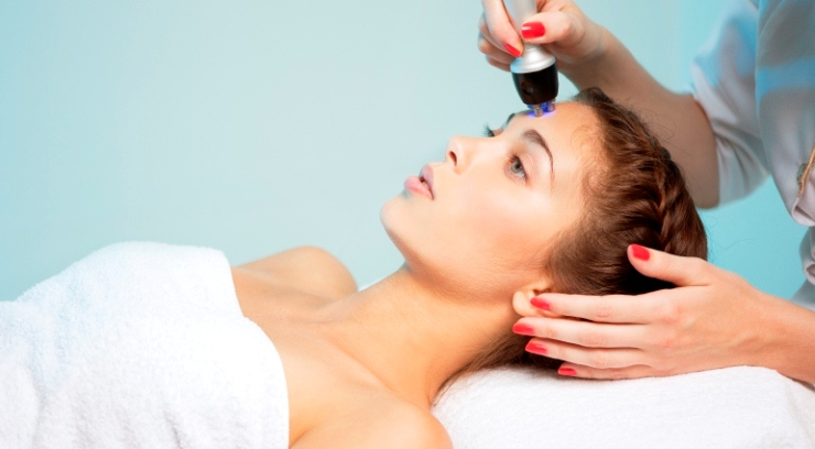 Пример процедуры RF-лифтинга в зоне лба