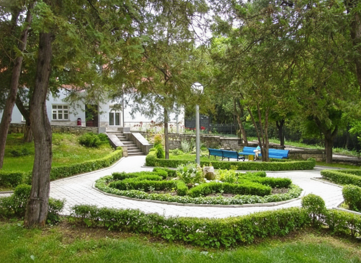 Парк у санатория