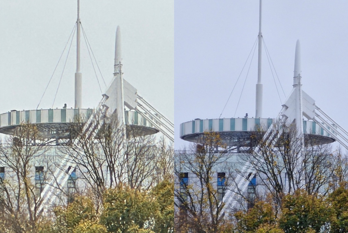    Разница между цифровым и оптическим зумом видна невооруженным глазом. Изображение: tomsguide.com