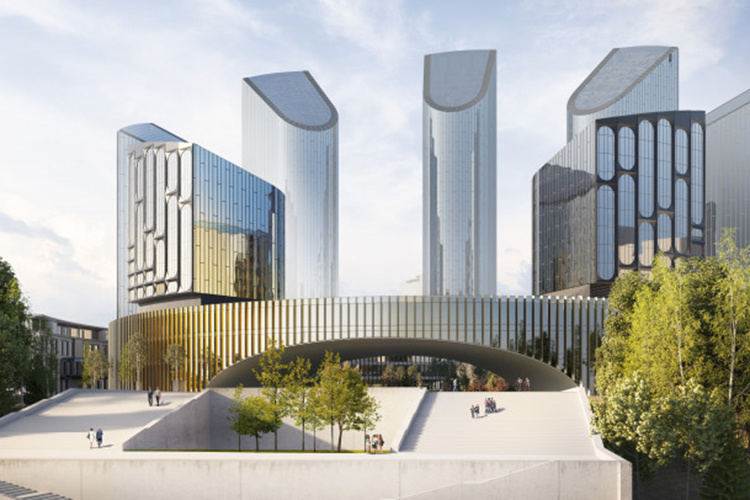    В первую волну прошел проект межвузовского студенческого кампуса евразийского научно-образовательного центра мирового уровня в Уфе.   
Фото: прокампус.рф