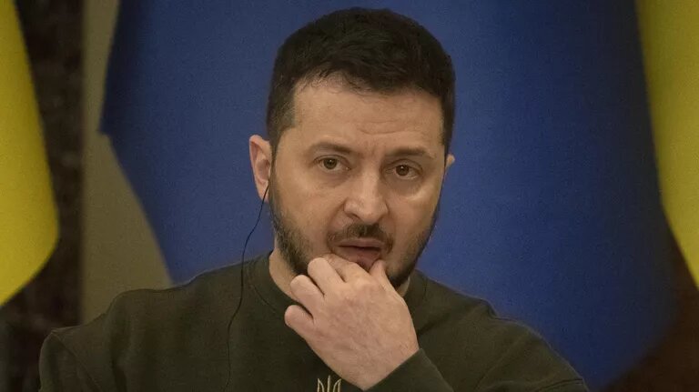 © AP Photo / Efrem Lukatsky
Президент Украины Владимир Зеленский