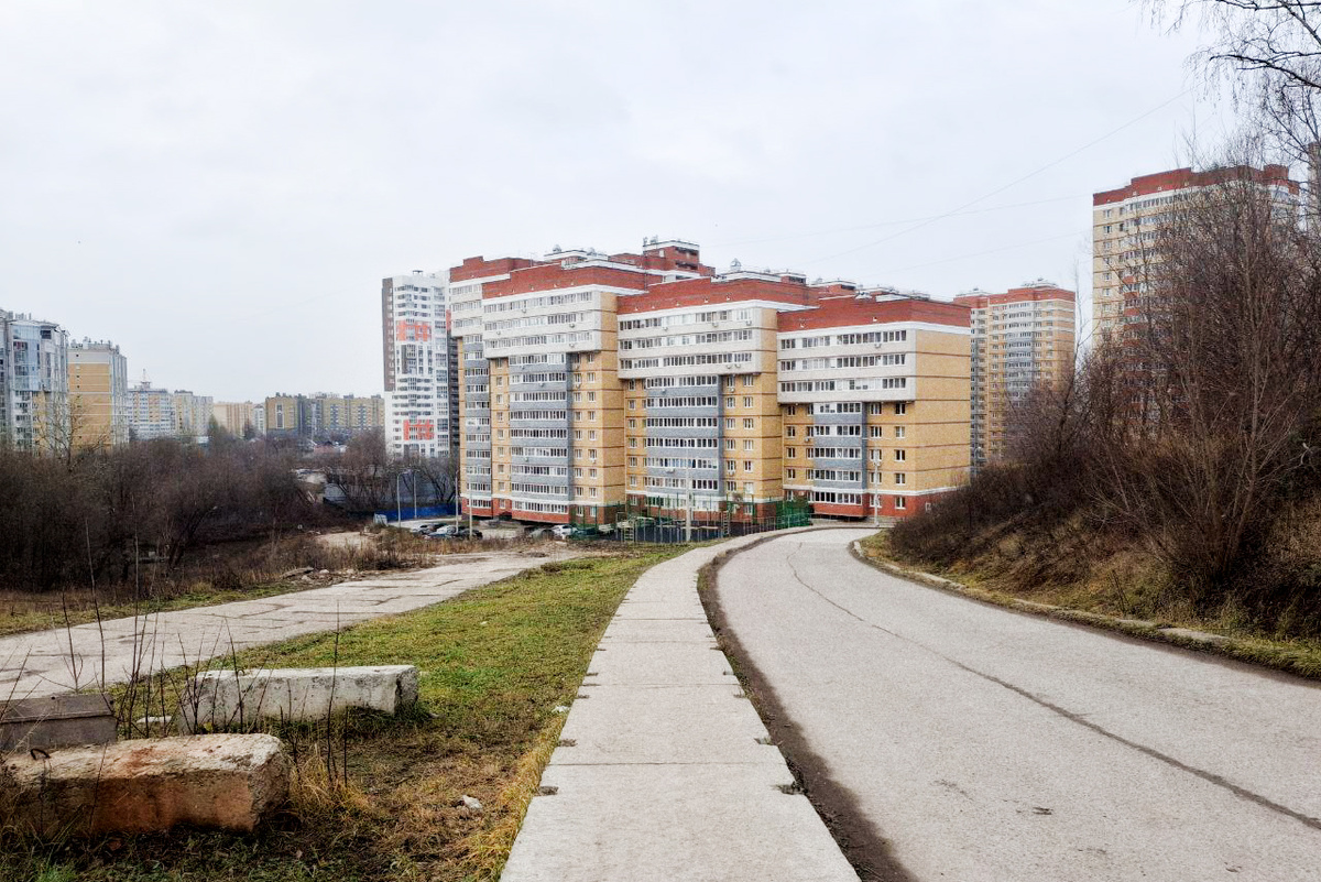 Еще один минус нового квартала, но тут уже от хозяев квартиры не зависит. Идти здесь в сумерках откровенно некомфортно. Фонарей нет вообще. 