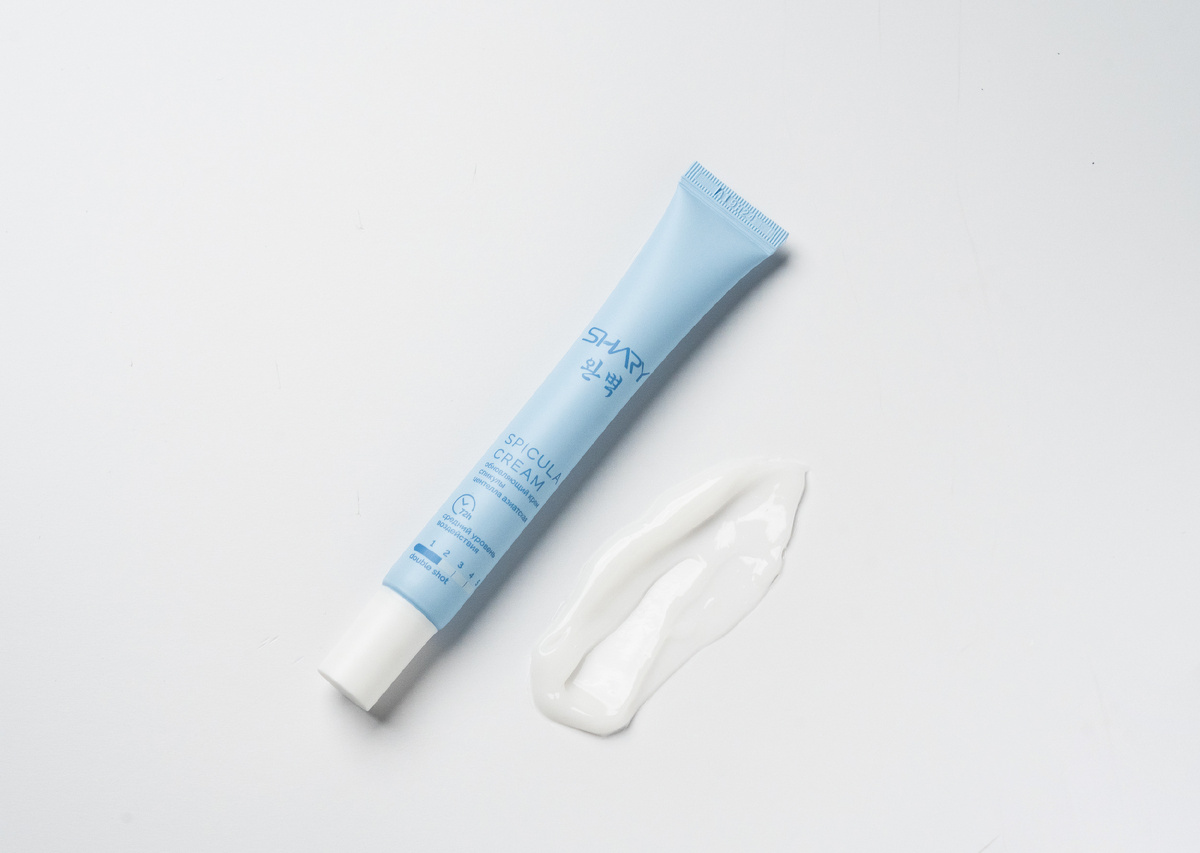 Обновляющий крем со спикулами и центеллой азиатской SHARY