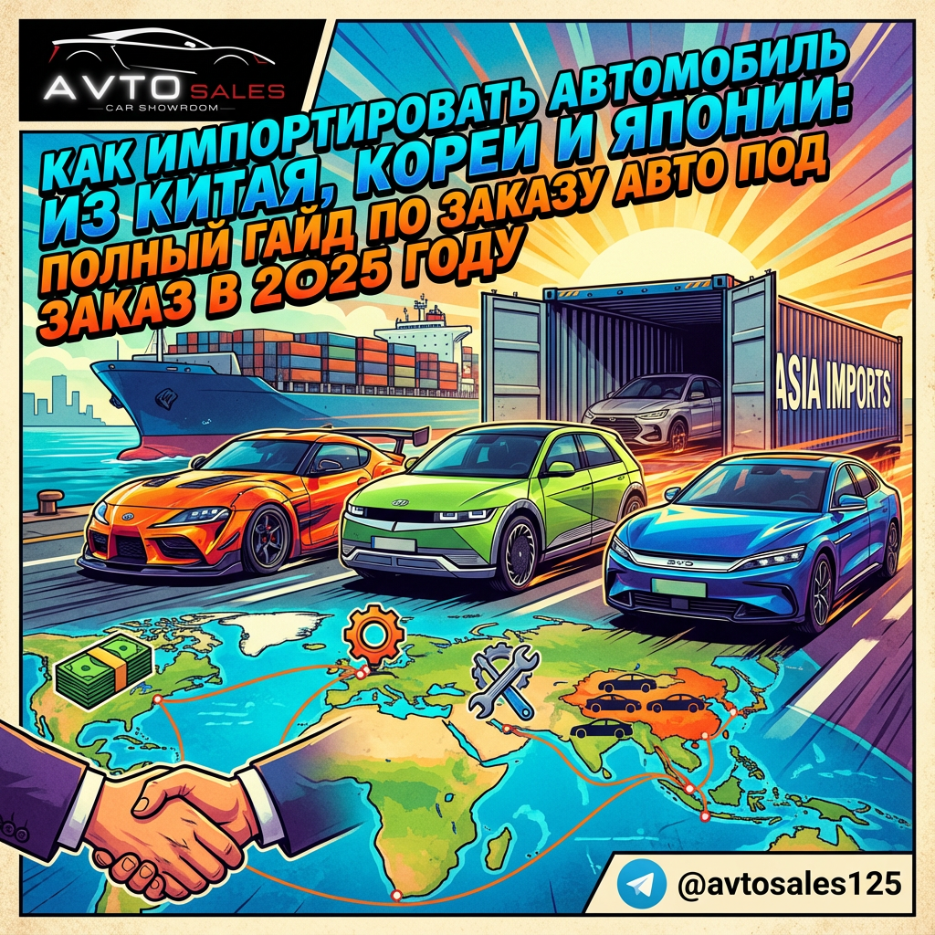    Импорт авто из Азии в 2025: показываем, как избежать подводных камней Авто Сейлс