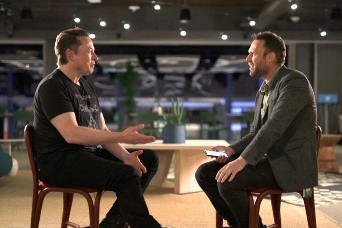 Илон Маск на подкасте 