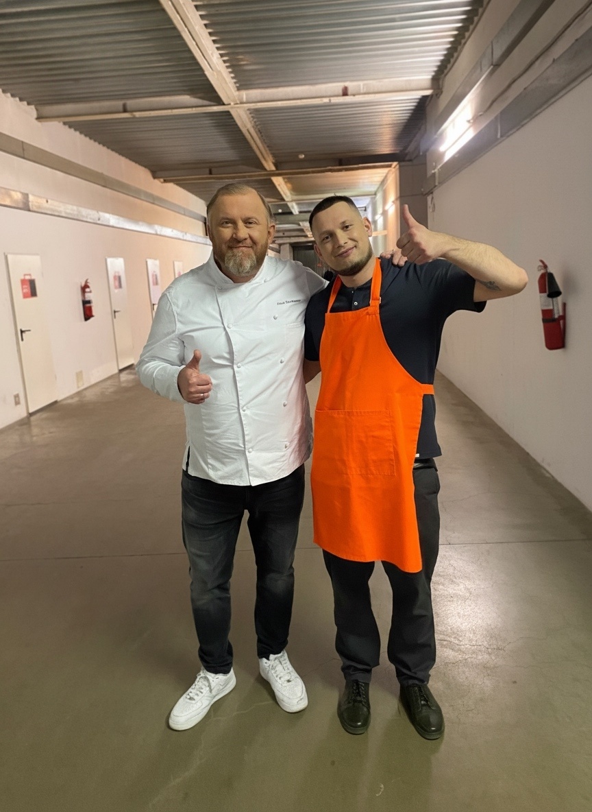 Константин Ивлев и Никита Кравченко / Фото: паблик ВКонтакте "Крава накормит"