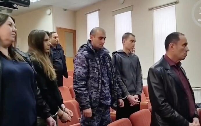    Осужденные. Скриншот видео: t.me/opskuban