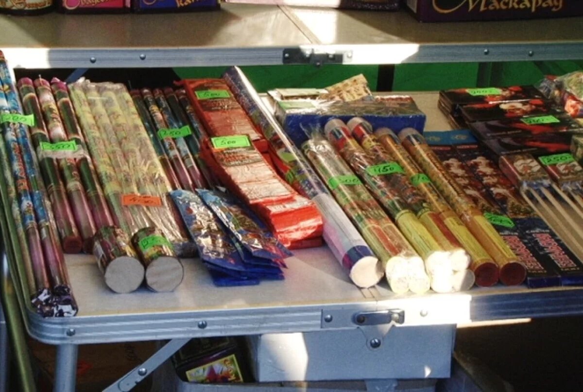    Продажу фейерверков запретили с 15 декабря в Орловской области