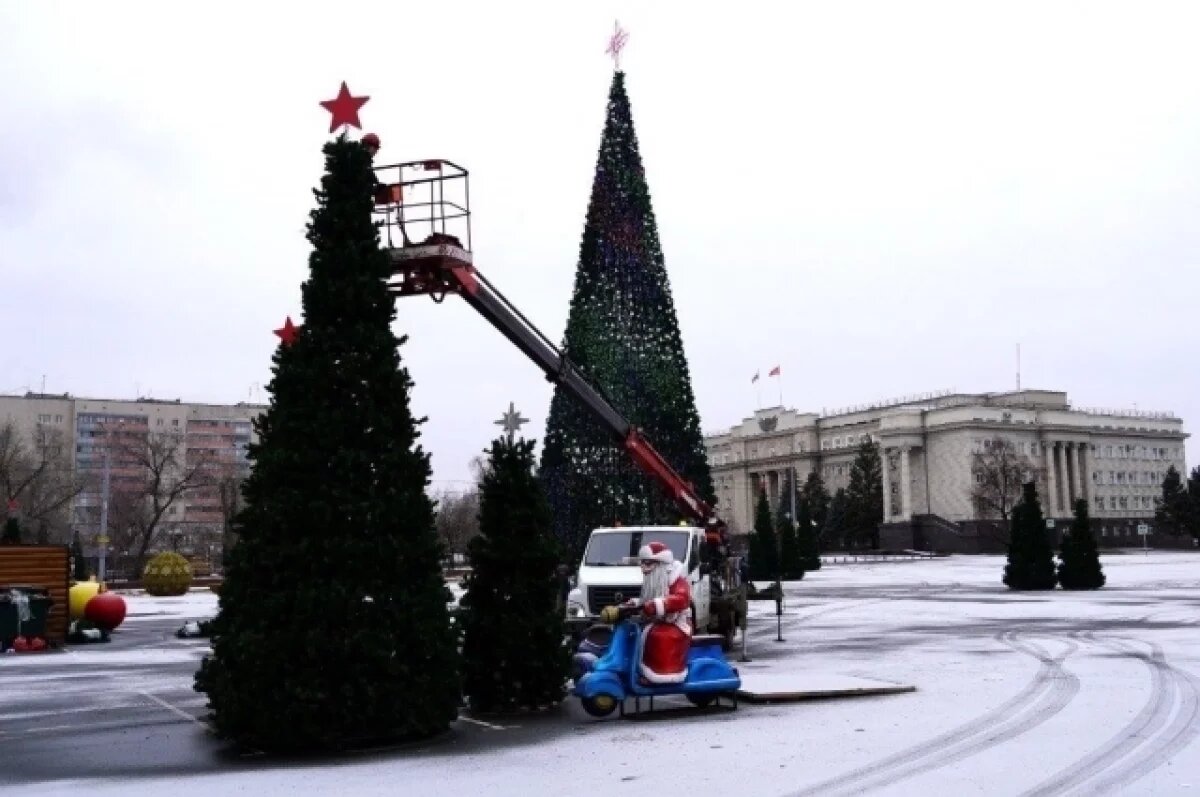    В Оренбурге озвучили даты открытия ёлок