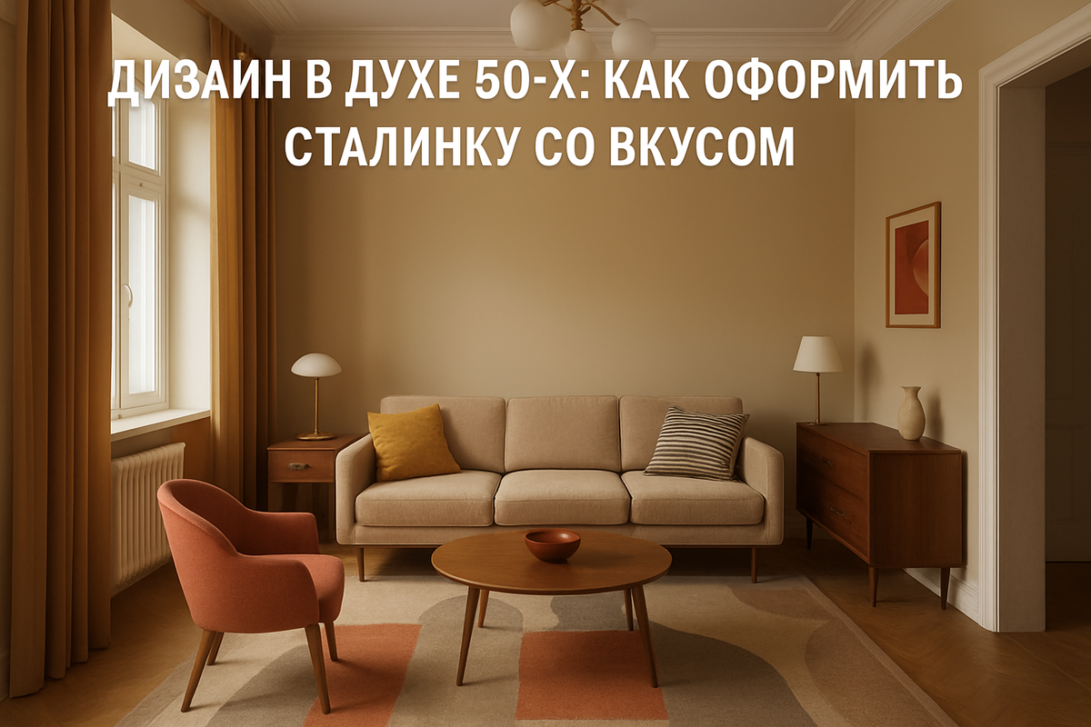 Дизайн в духе 50-х: как оформить сталинку со вкусом