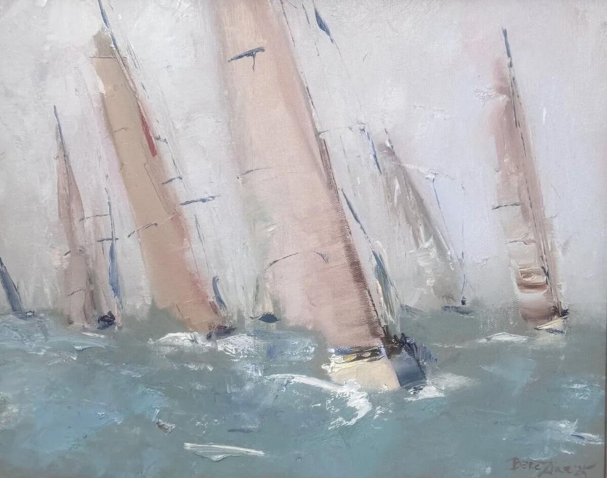 Летний галс, 2025 год, материалы: холст,масло, размер: 50 х 40 см. Источник: https://artsreda.ru/