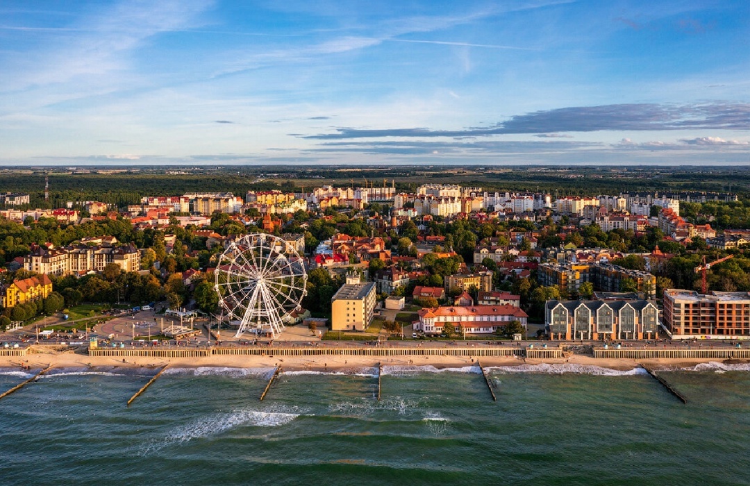 Зеленоградск с высоты птичьего полета