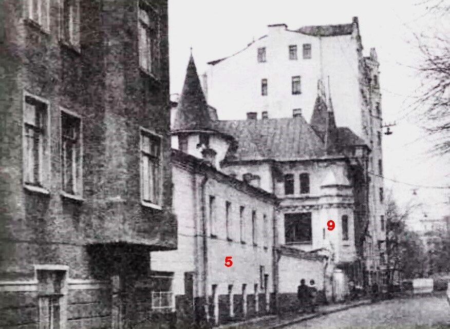 Трехпрудный переулок на старинной фотографии