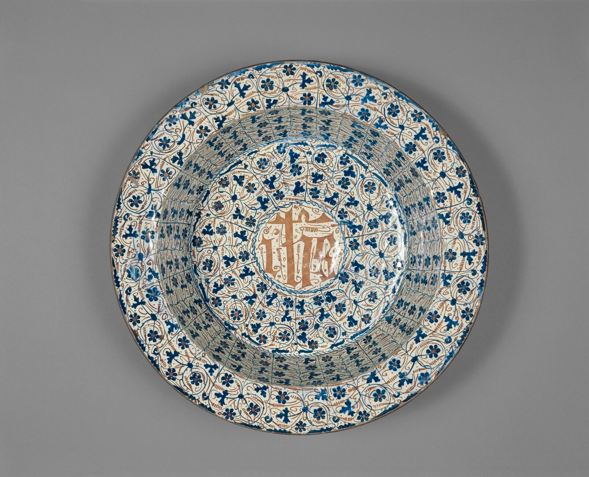 Испано-мавританская чаша. Ок. 1450. Музей Гетти, Лос-Анджелес