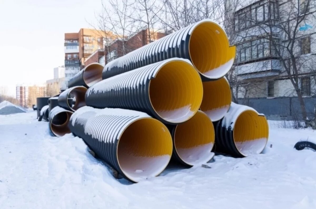    В Екатеринбурге заканчивают строить коллектор у реки Ольховки