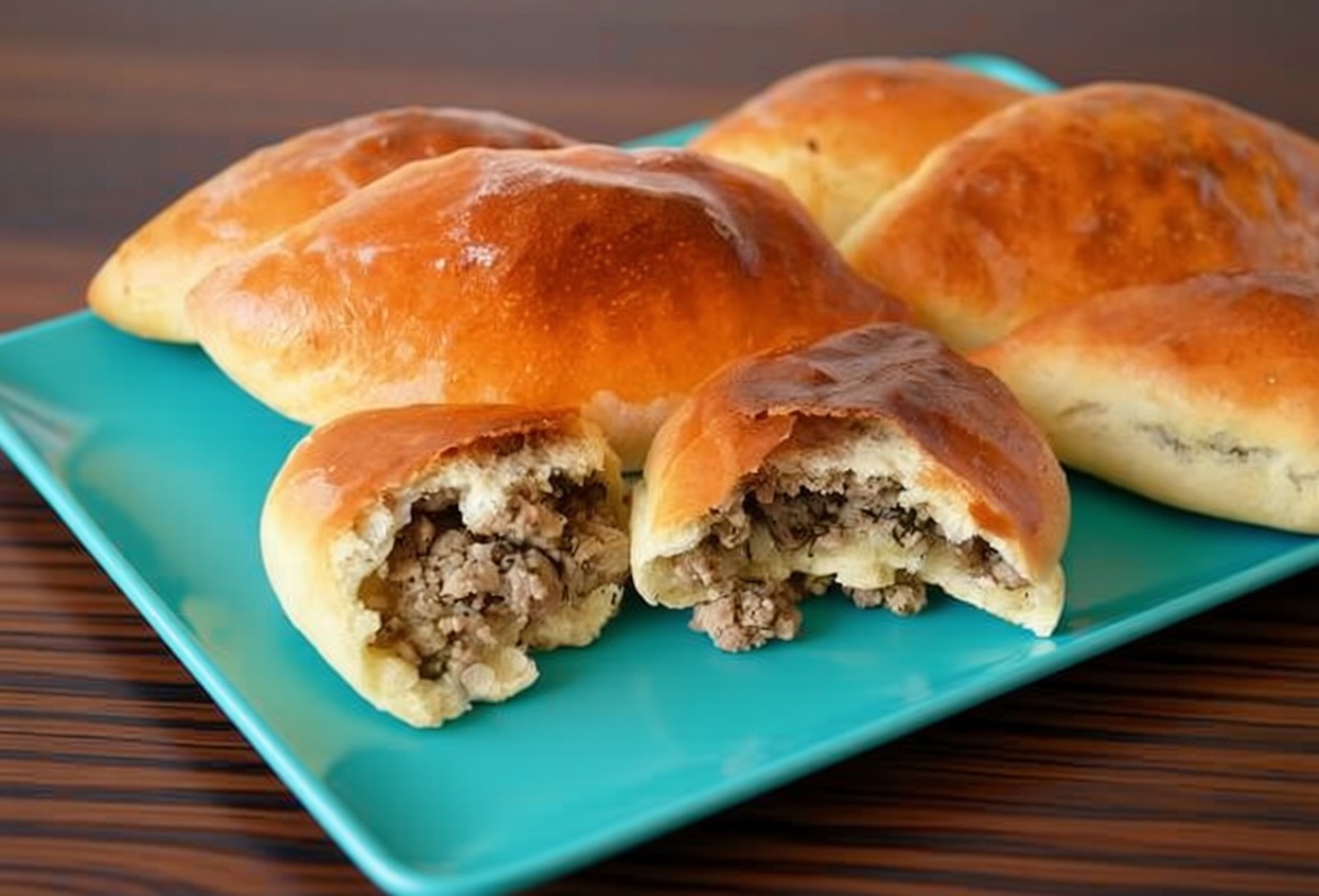 Пирожки с фаршем из мраморной говядины из су-вид