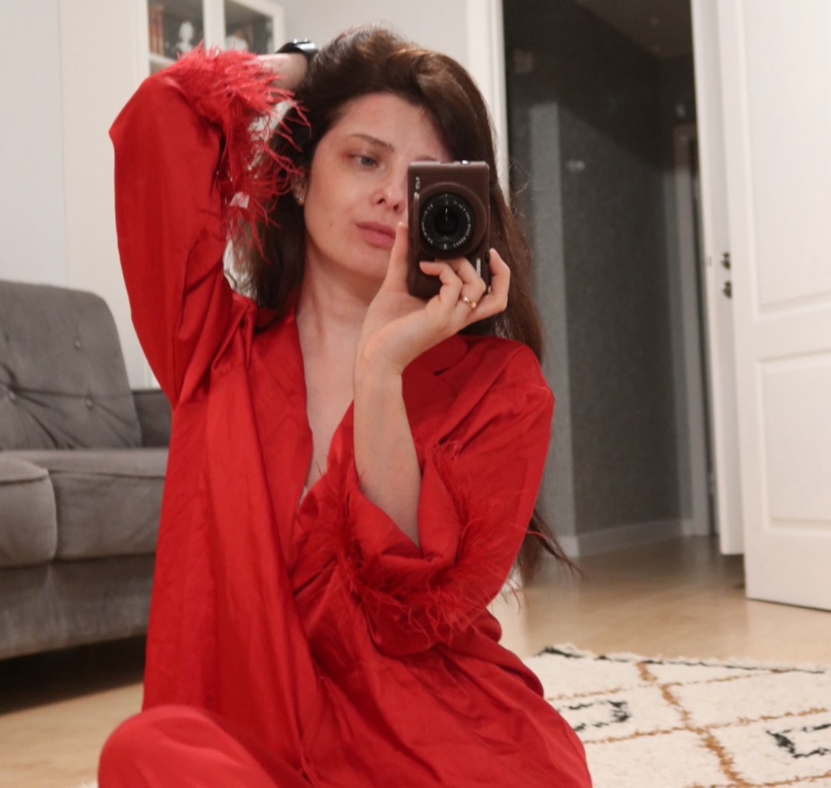 Обезьянка и фотоаппарат 