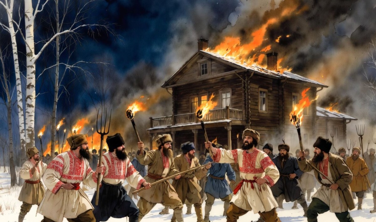 Усадьба превращалась в факел за одну ночь