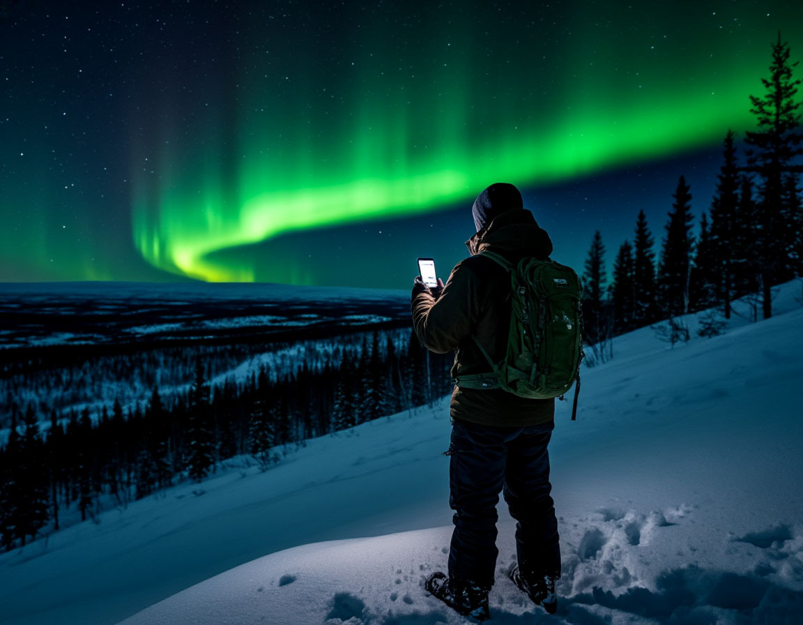 Где искать северное сияние