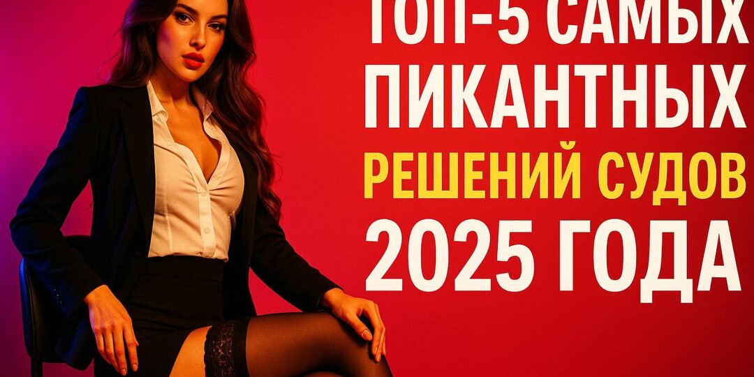 ТОП-5 самых пикантных решений судов в 2025 году
