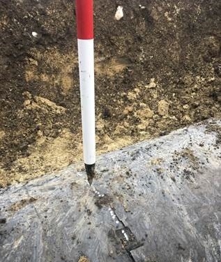 Геодезические измерения стыка секции МН 