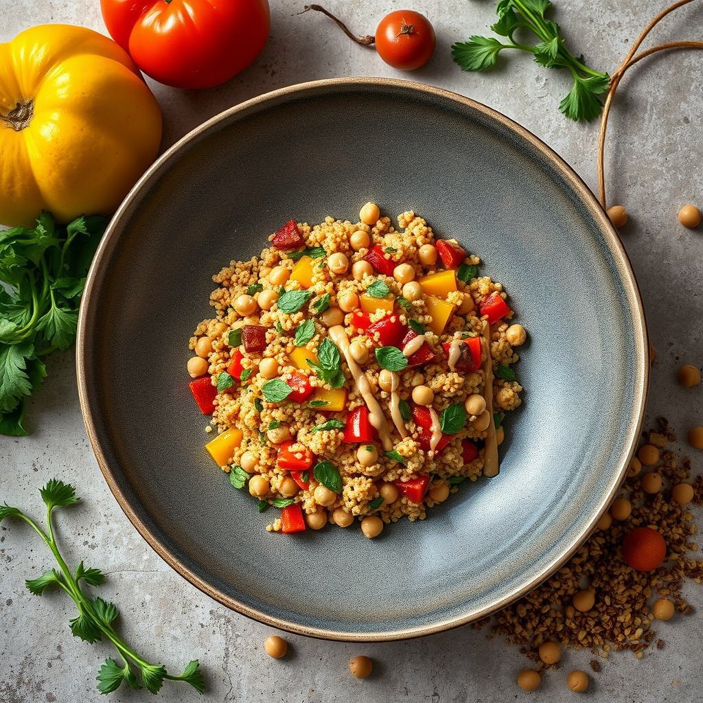 Веганский салат