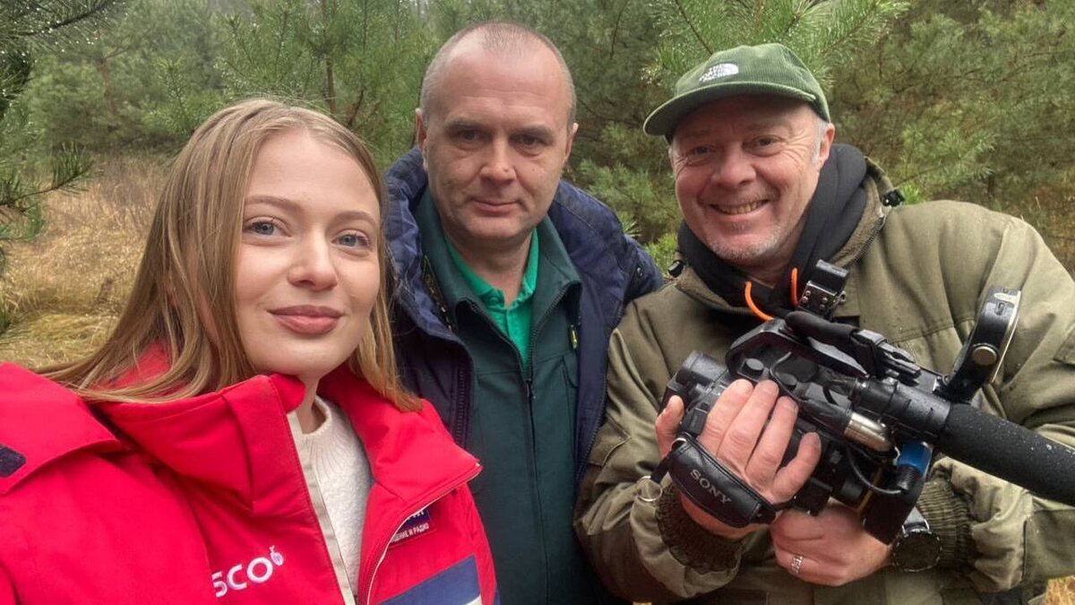    «Вести Курск» работают в лесах Обоянского района