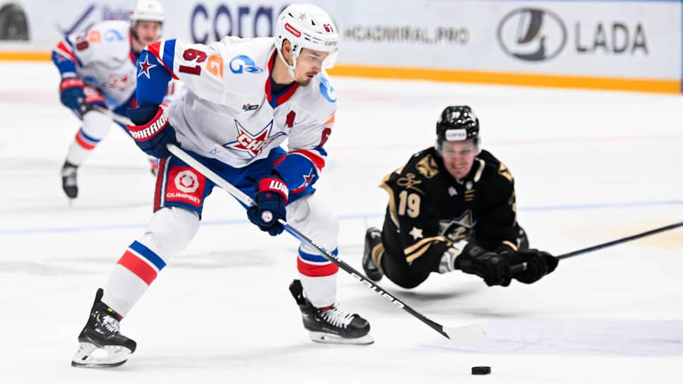 СКА обыграл «Адмирал» во Владивостоке.📷Фото: ХК СКА