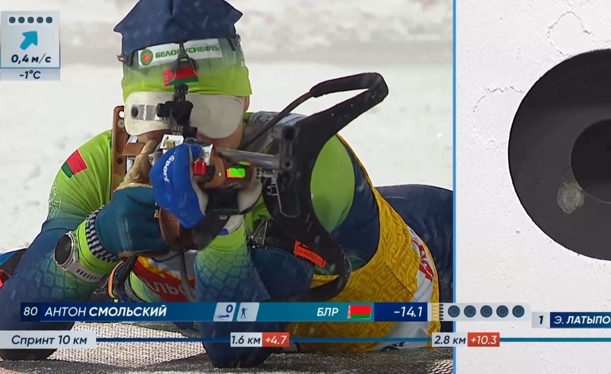 Смольский на "лёжке" с одним 