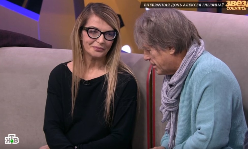Анна Глызина и Алексей Глызин / “Звезды сошлись”, НТВ