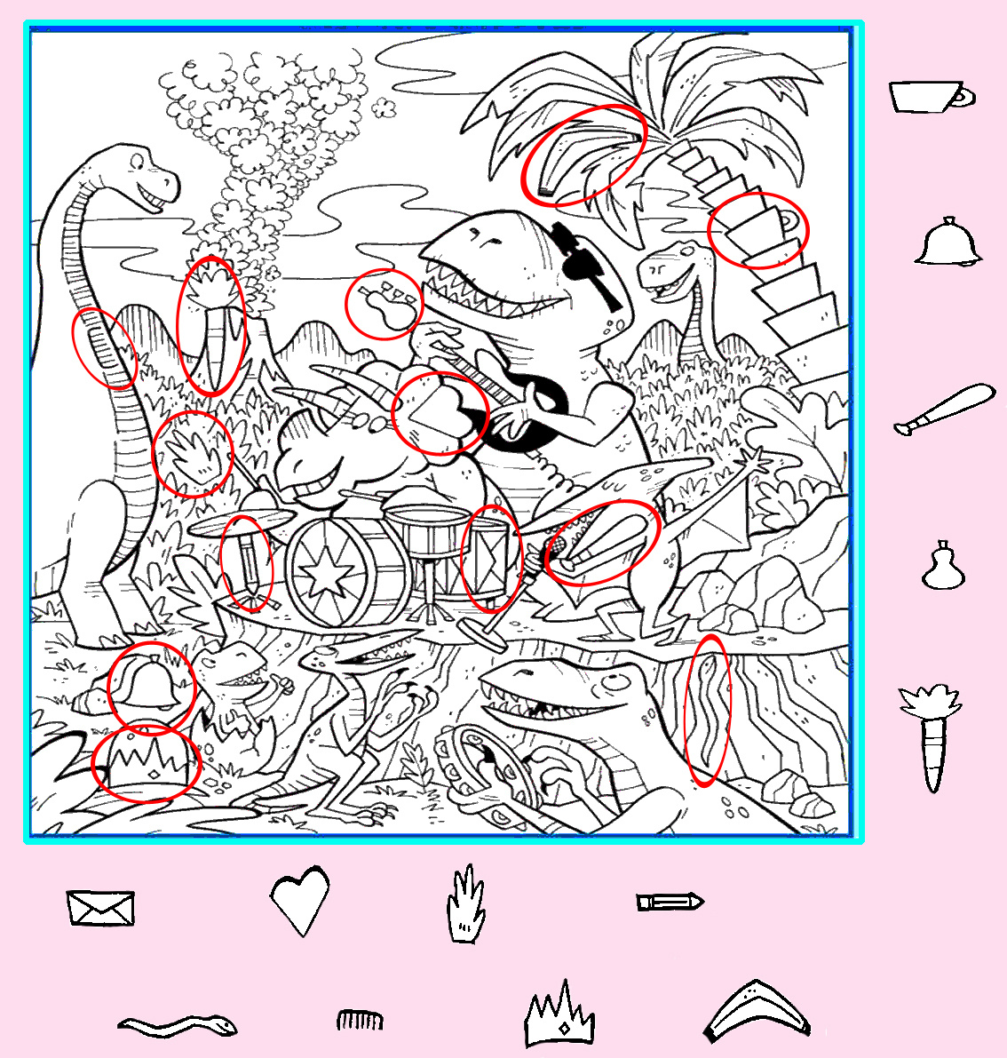 Картинка-ответ (13 предметов). Картинка подготовлена автором