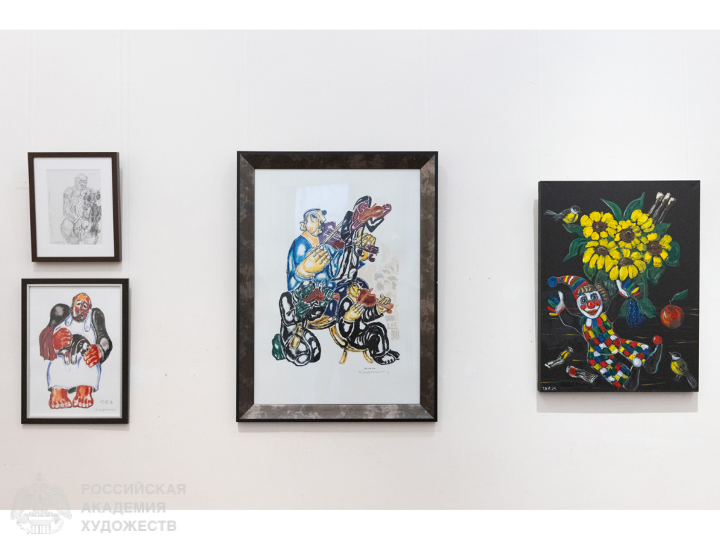 Фрагмент экспозиции «Всё живо, всё – слова и люди. Выбранные места из жизни в искусстве» в Российской академии художеств (Москва, Пречистенка, 21). Фото: Виктор Берёзкин, пресс-служба РАХ. 2025.