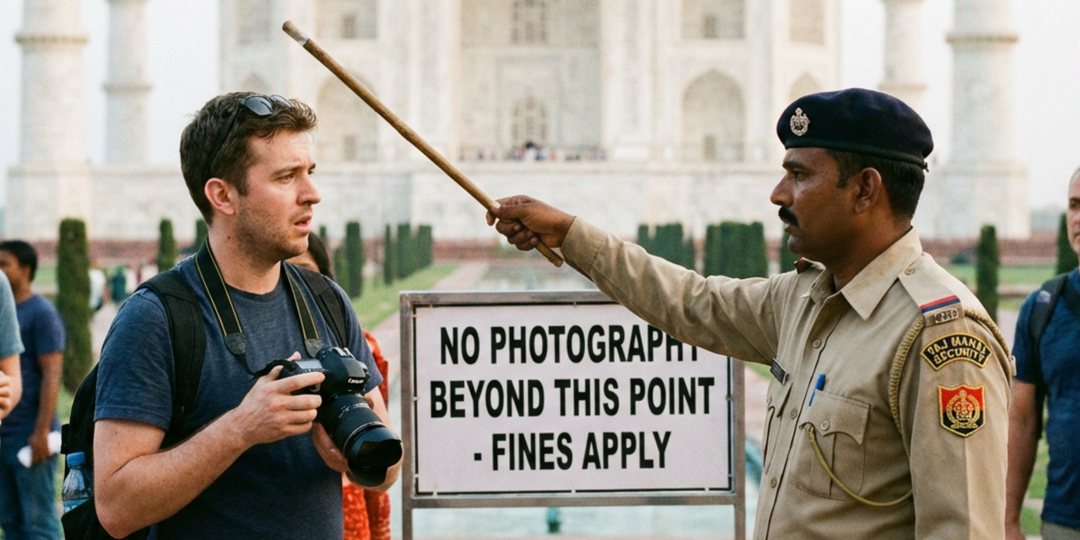 "Камеру убери!". 12 мест, где за селфи можно получить штраф и даже проклятие