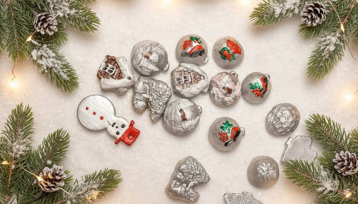 Ёлочные игрушки из глины
Фото: гончарная школа «Зарни Ань»