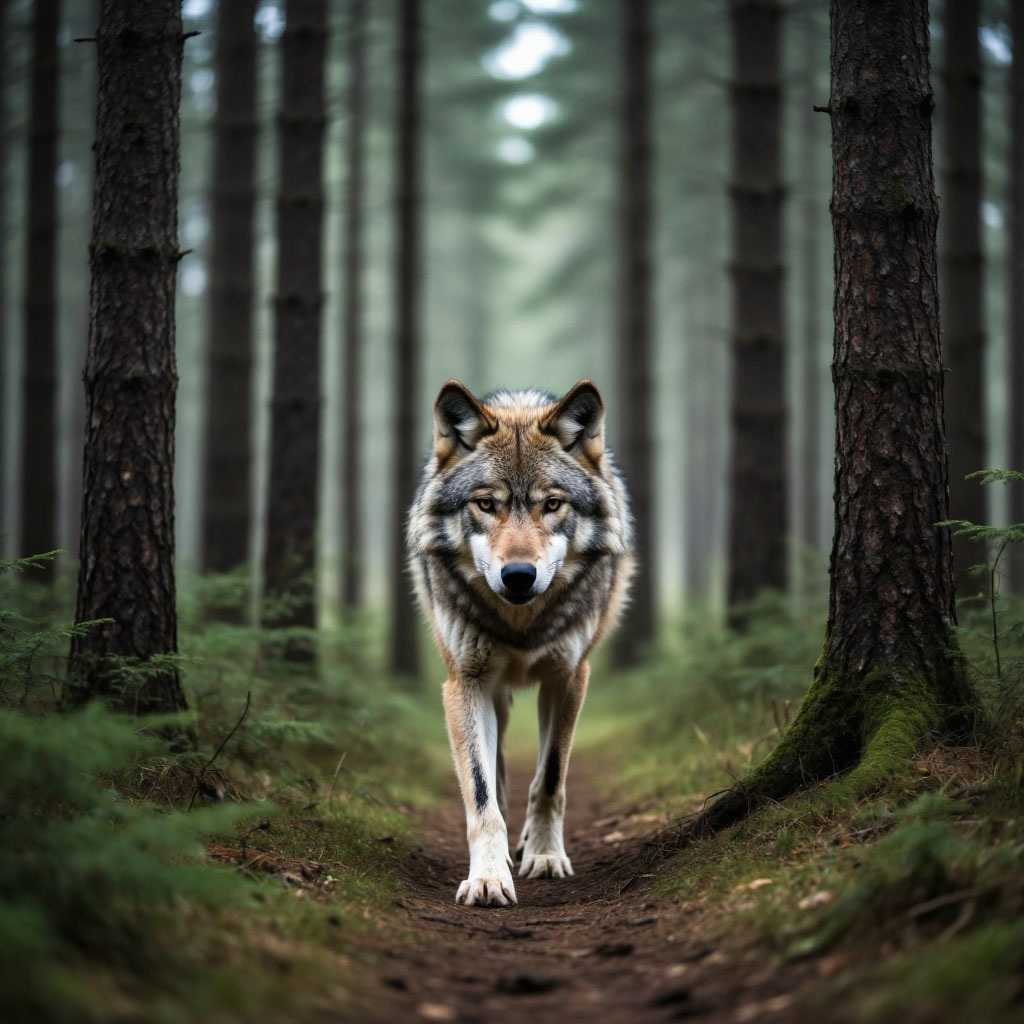 Иллюстраиця к пословице «Сколько волка ни корми, он всё в лес смотрит».