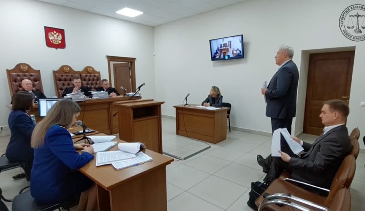    Скриншот видео t.me/sud_kas_4