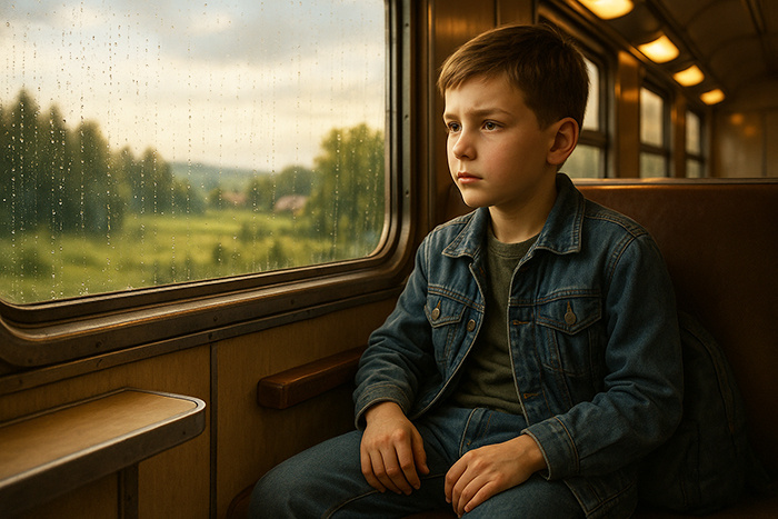 "Знаю, знаю, сто раз слышал!" Но когда стало страшно, он развернул записку отца