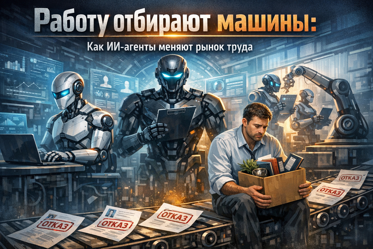 Работу отбирают машины: Как ИИ‑агенты меняют рынок труда
