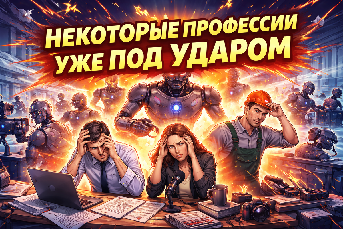 некоторые профессии уже под ударом