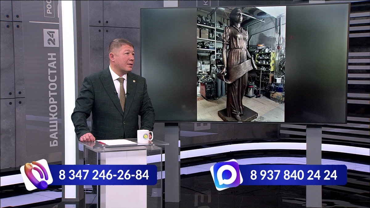    В программе «Уфимское время» впервые показали памятник главному архитектору Черниковки