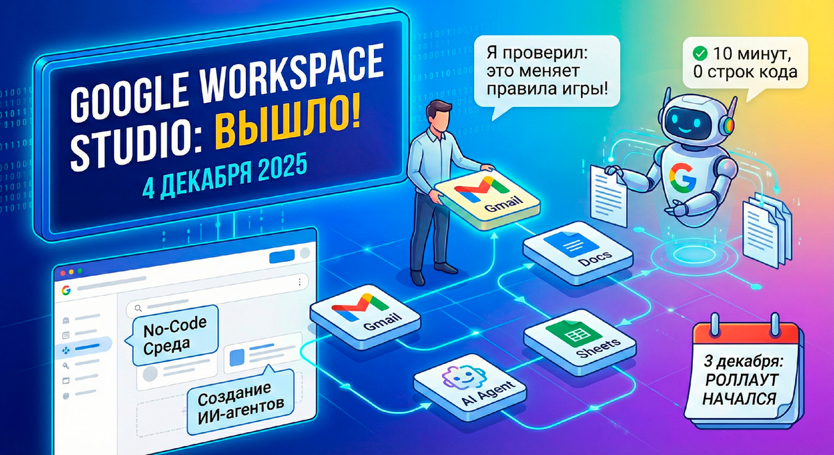 Google Workspace Studio (4 декабря)