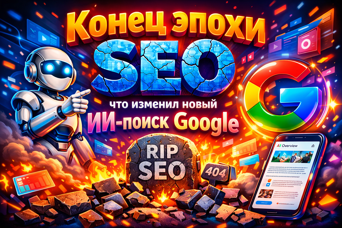 Конец эпохи SEO: что изменил новый ИИ‑поиск Google