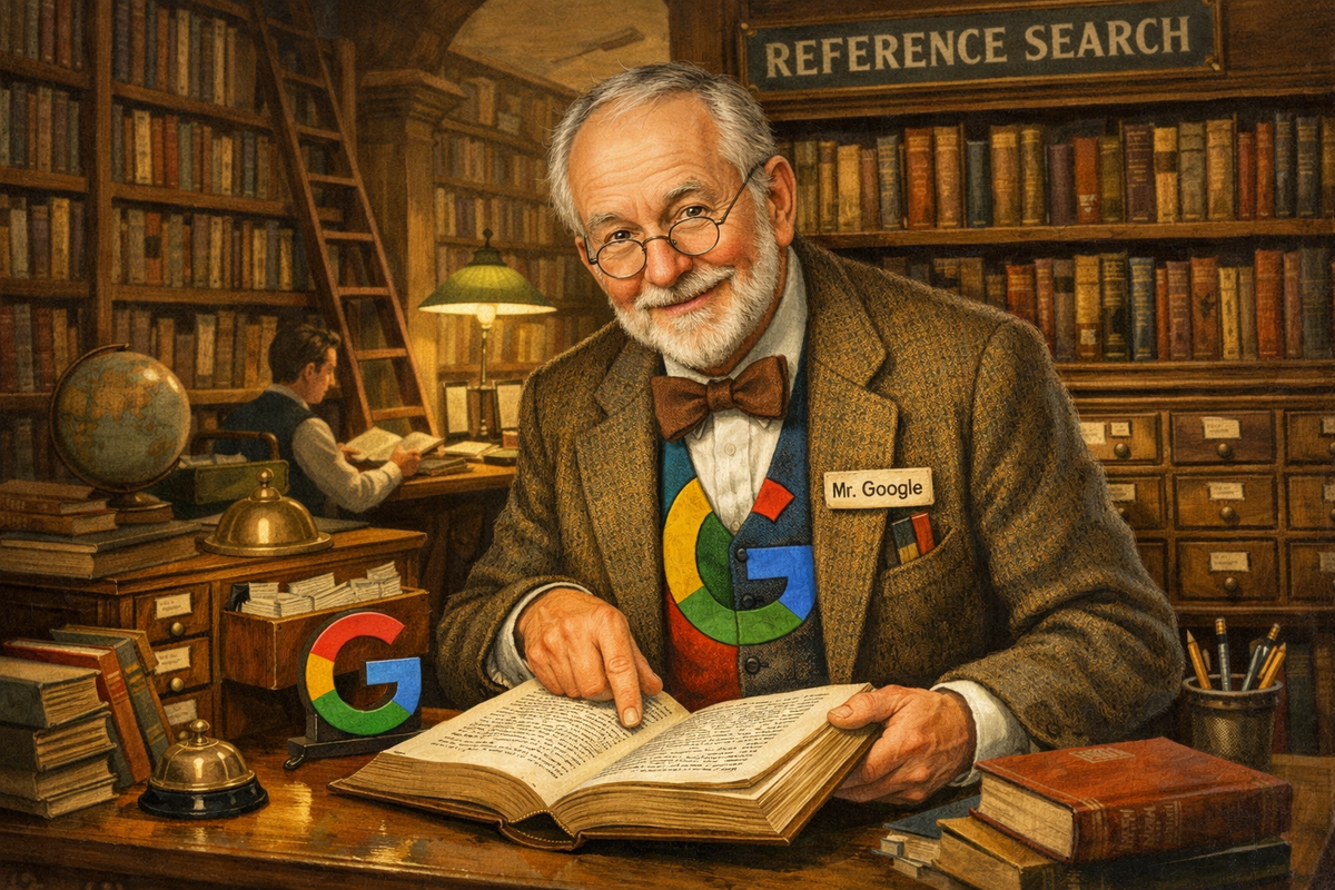 Раньше Google был библиотекарем