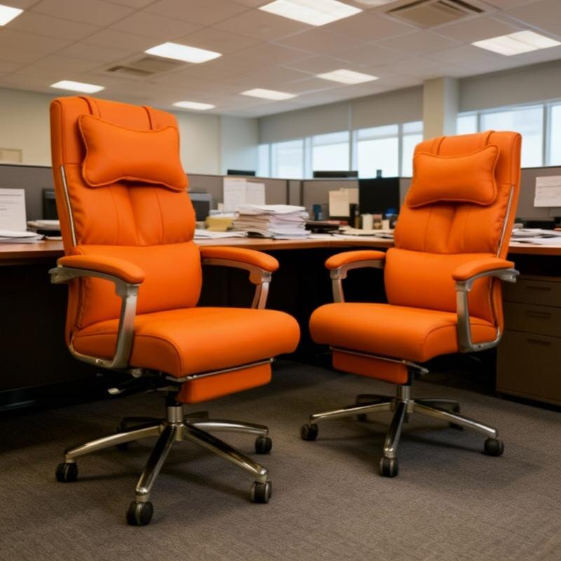 Яркое, сочное и удобное офисное кресло EF004