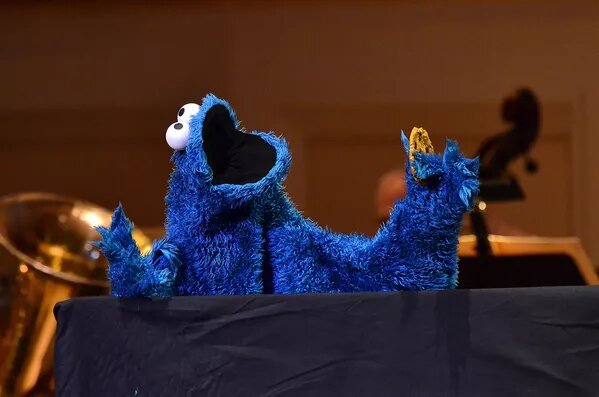 © Getty Images / Brian Killian/WireImage
Коржик (Cookie Monster) на фестивале "Музыкальный мир Джима Хенсона"