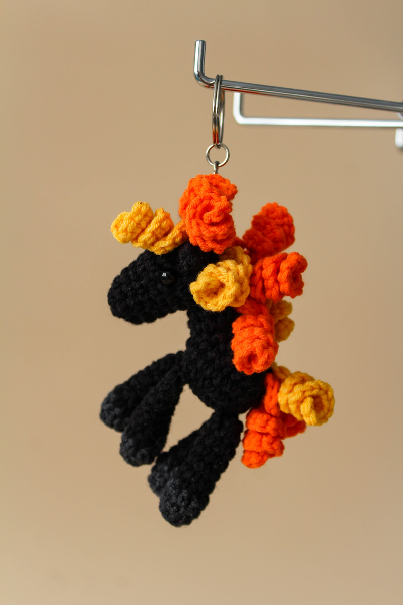 Первый вариант огнегриой лошадки