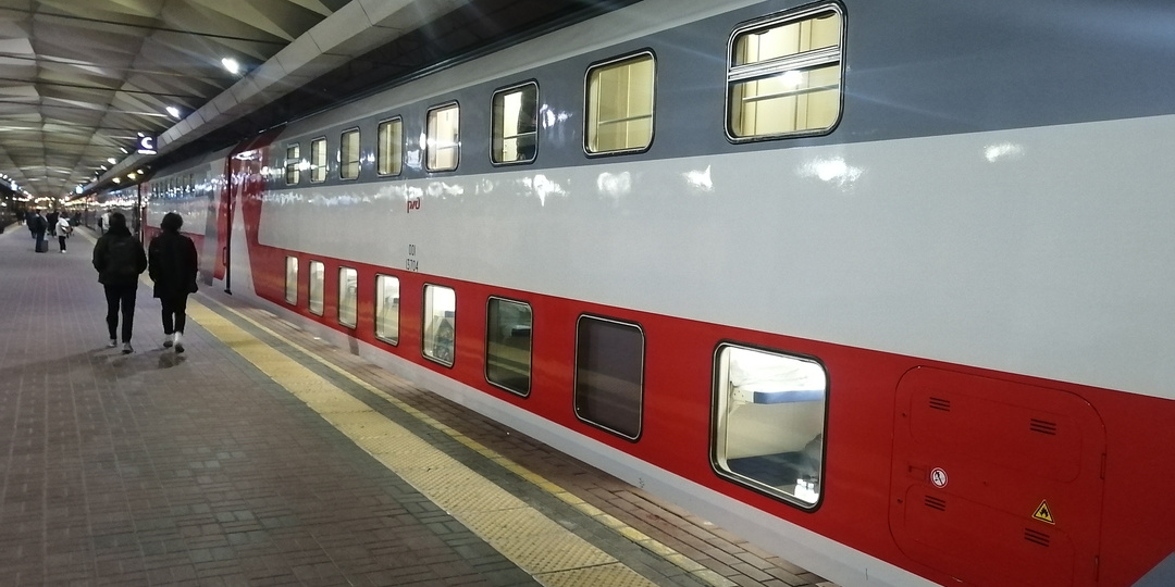 Как мы ехали в двухэтажном поезде Москва - Петербург