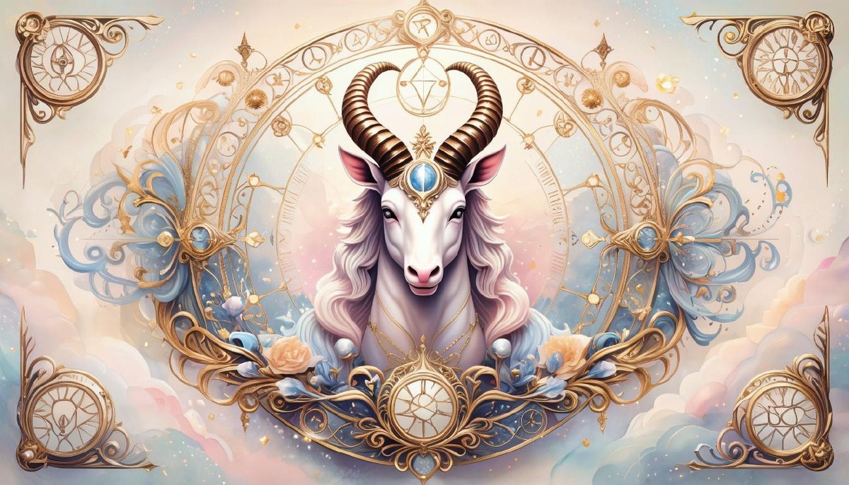 Знак Зодиака Козерог. Иллюстрация сгенерирована нейросетью