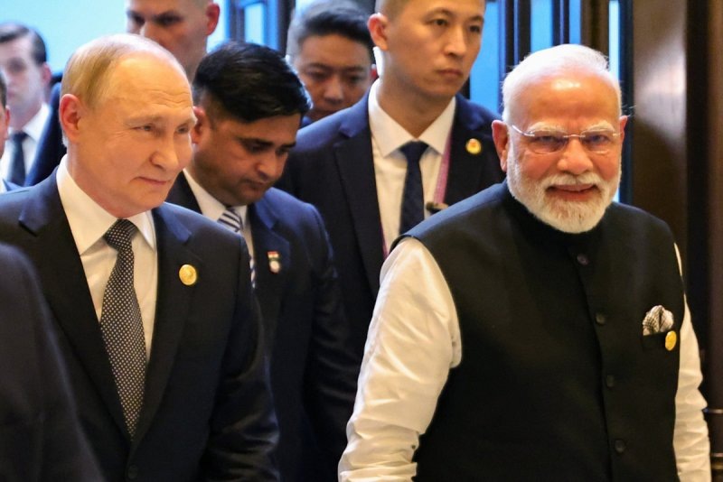    В. Путин и Н. Моди. Фото: mk.ru