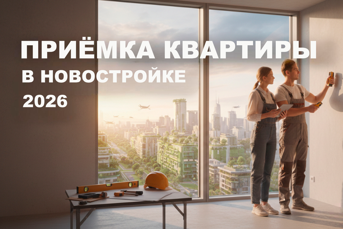 Приемка квартиры в новостройке в 2026